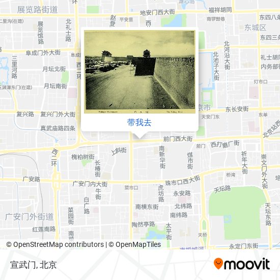 宣武门地图