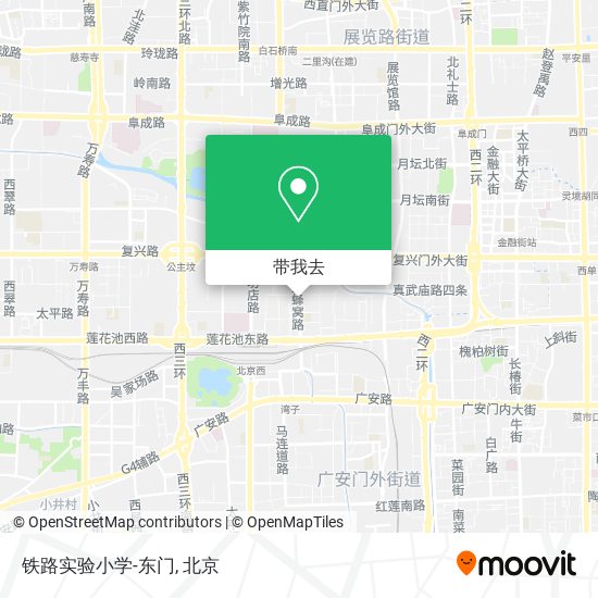 铁路实验小学-东门地图
