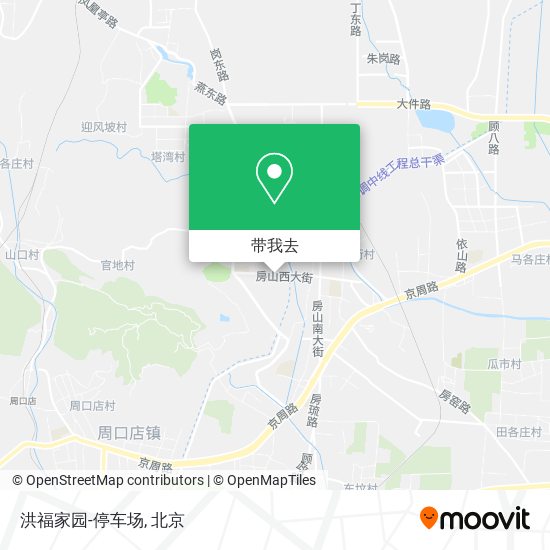洪福家园-停车场地图