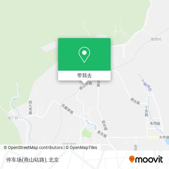 停车场(燕山站路)地图