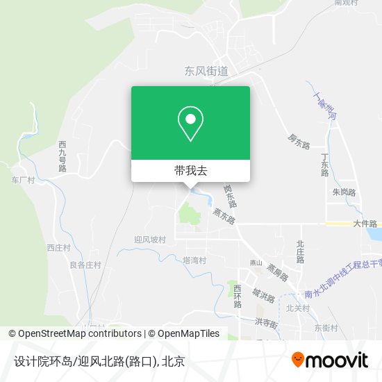 设计院环岛/迎风北路(路口)地图