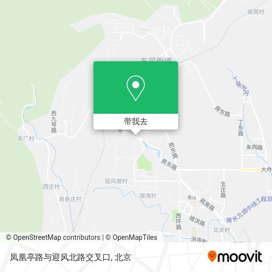 凤凰亭路与迎风北路交叉口地图