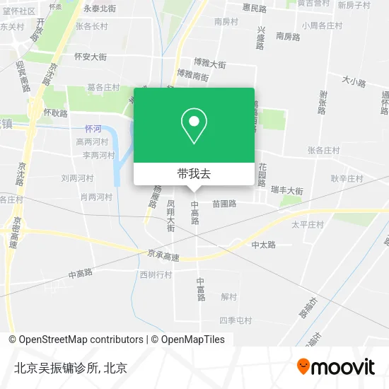 北京吴振镛诊所地图