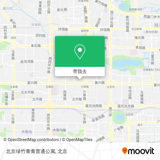 北京绿竹青青普通公寓地图