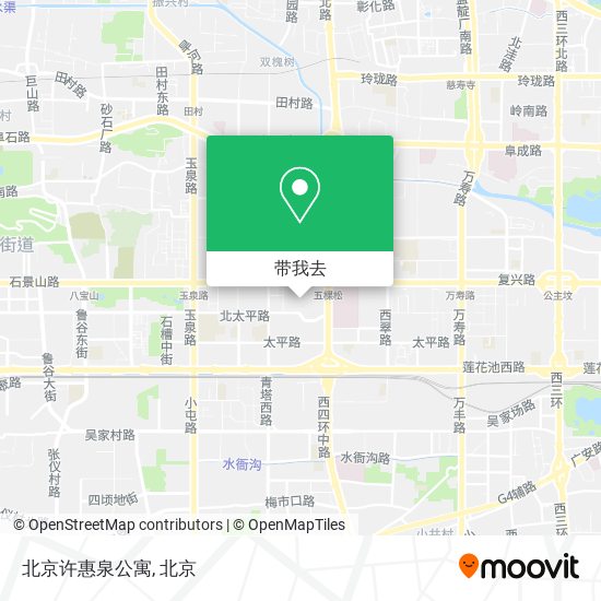 北京许惠泉公寓地图