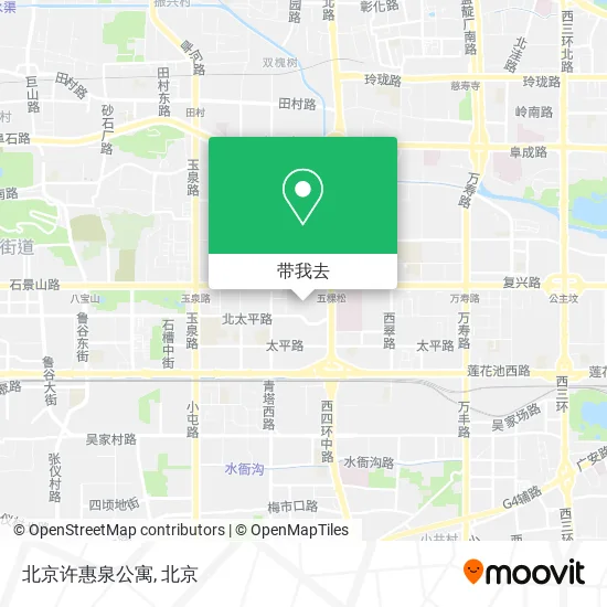 北京许惠泉公寓地图