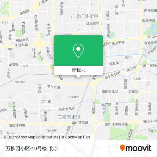 万柳园小区-10号楼地图