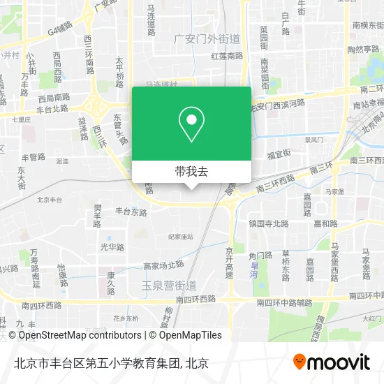 北京市丰台区第五小学教育集团地图