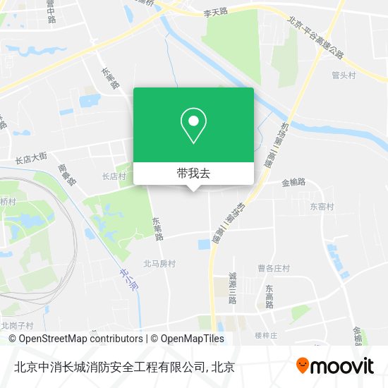 北京中消长城消防安全工程有限公司地图