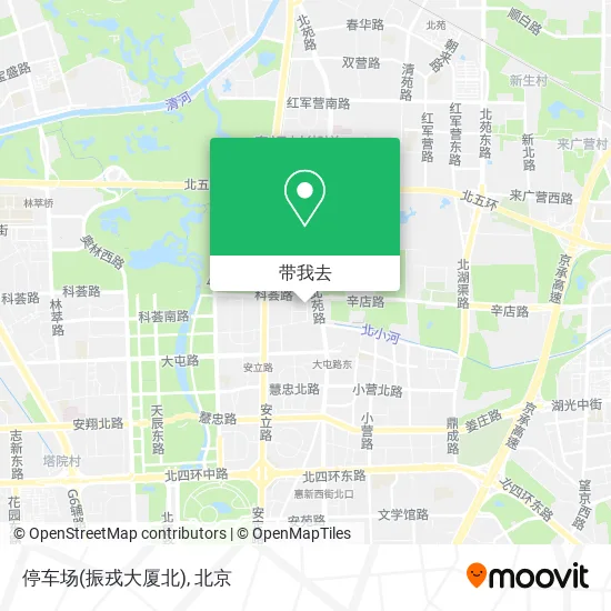 停车场(振戎大厦北)地图