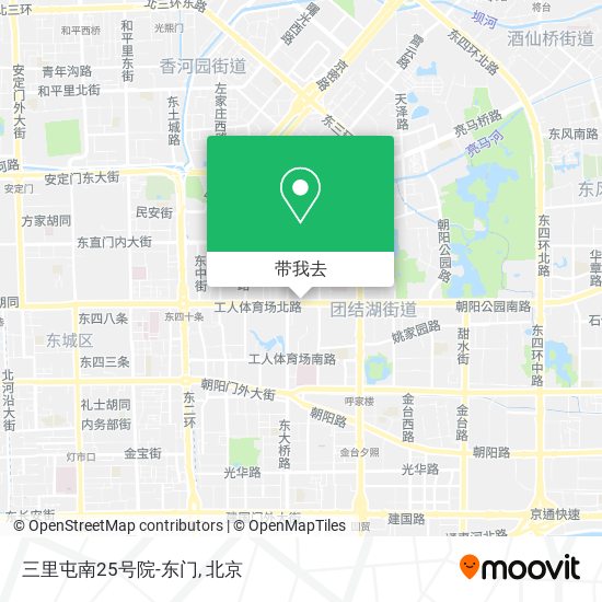 三里屯南25号院-东门地图