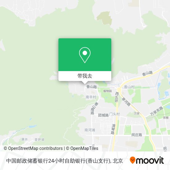 中国邮政储蓄银行24小时自助银行(香山支行)地图