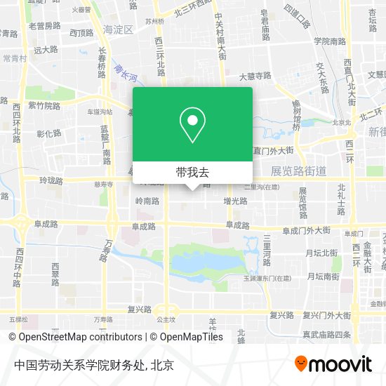 中国劳动关系学院财务处地图