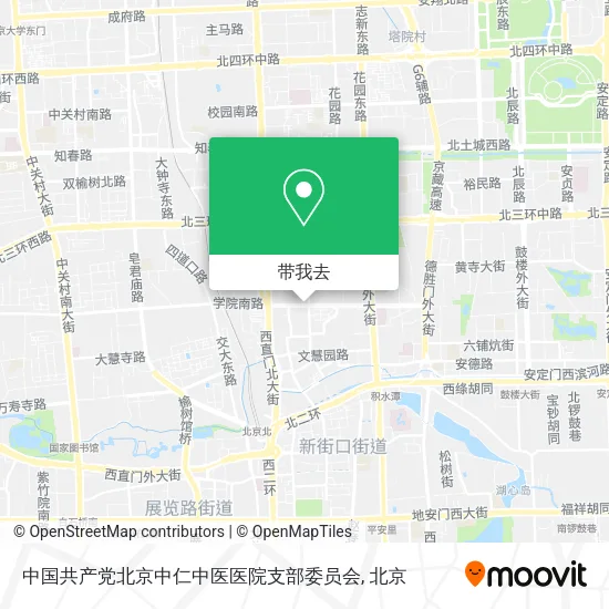 中国共产党北京中仁中医医院支部委员会地图