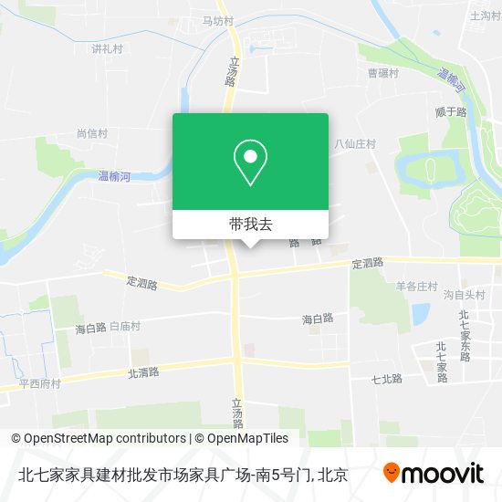 北七家家具建材批发市场家具广场-南5号门地图