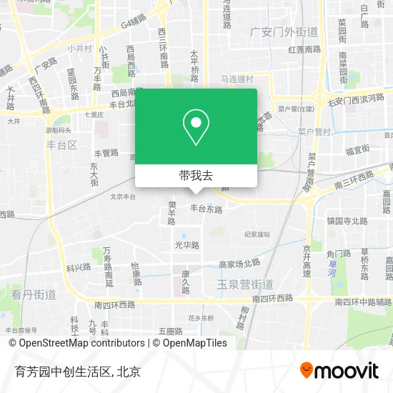育芳园中创生活区地图