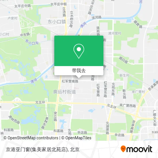 京港亚门窗(集美家居北苑店)地图