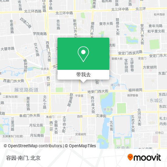 容园-南门地图