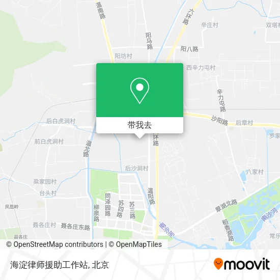 海淀律师援助工作站地图