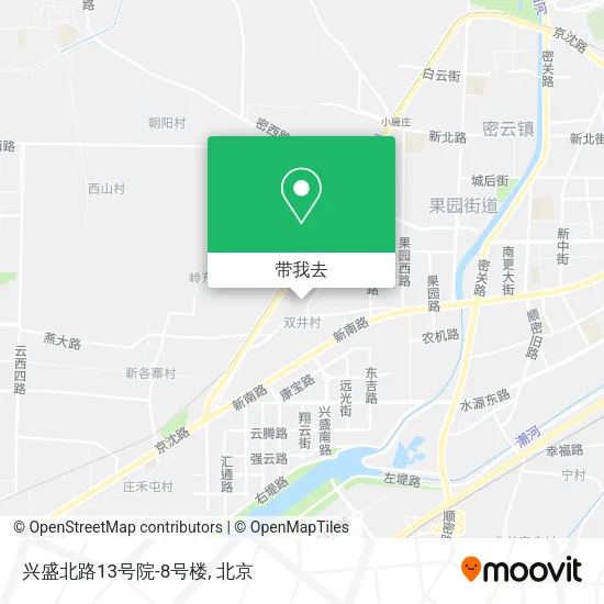 兴盛北路13号院-8号楼地图