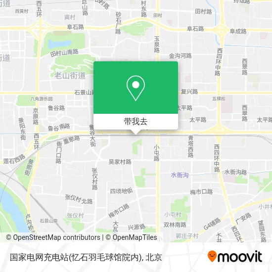国家电网充电站(忆石羽毛球馆院内)地图