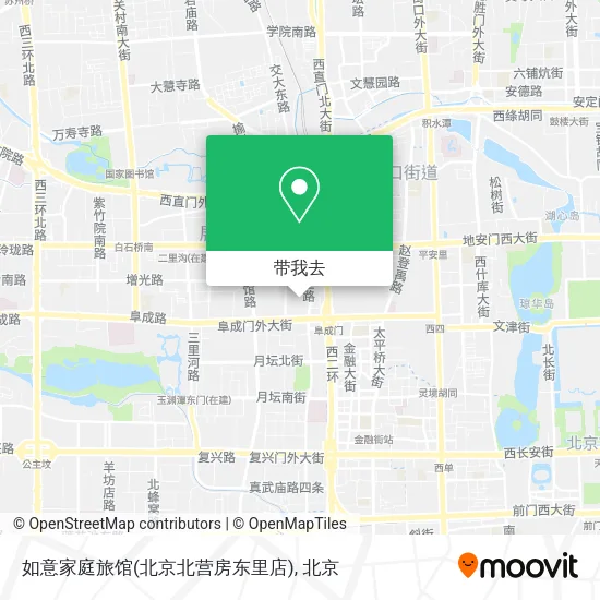 如意家庭旅馆(北京北营房东里店)地图