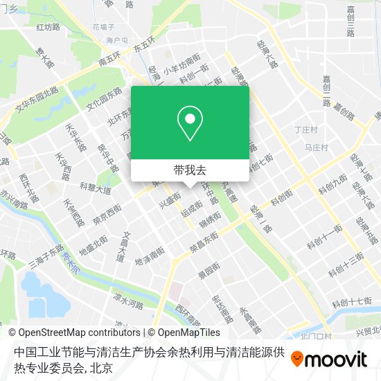 中国工业节能与清洁生产协会余热利用与清洁能源供热专业委员会地图