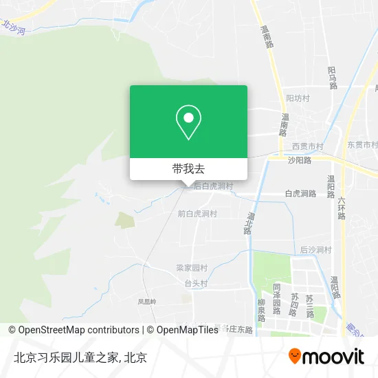 北京习乐园儿童之家地图