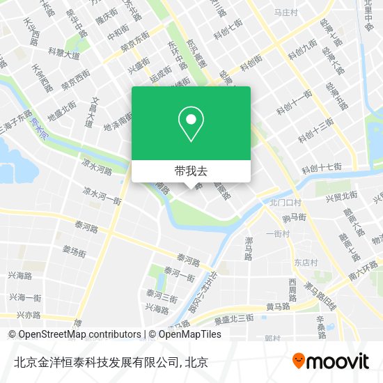 北京金洋恒泰科技发展有限公司地图