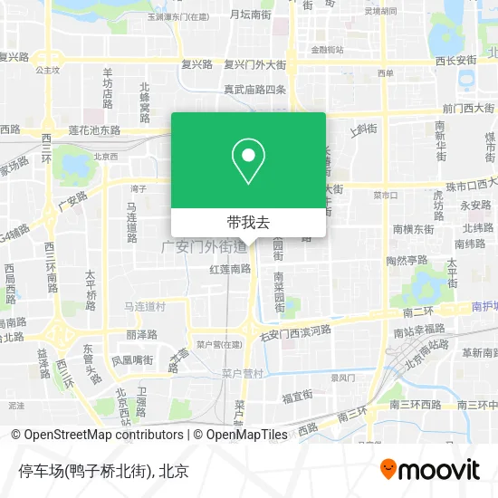 停车场(鸭子桥北街)地图