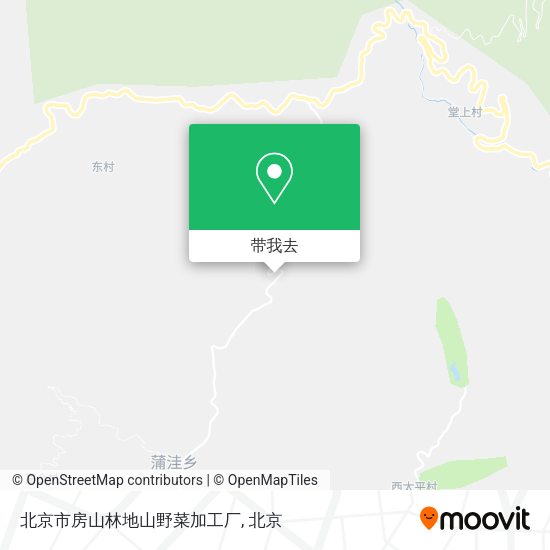 北京市房山林地山野菜加工厂地图