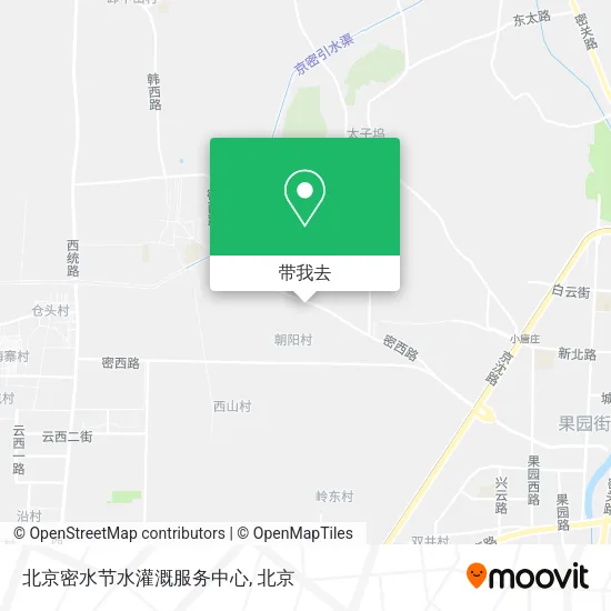 北京密水节水灌溉服务中心地图