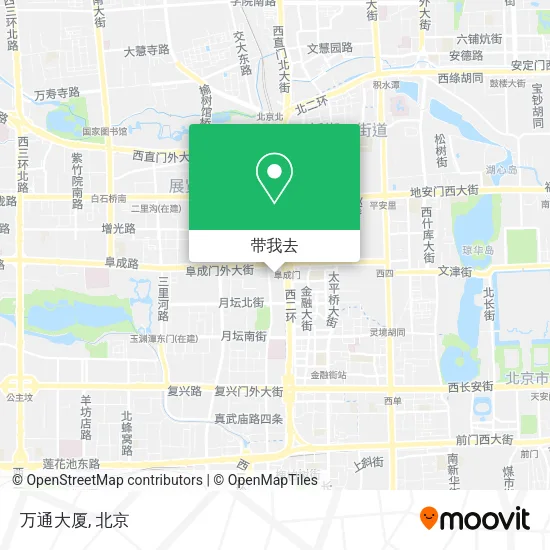 万通大厦地图
