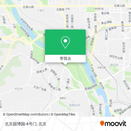 北京园博园-4号门地图