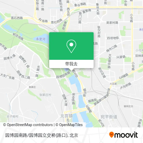 园博园南路/园博园立交桥(路口)地图