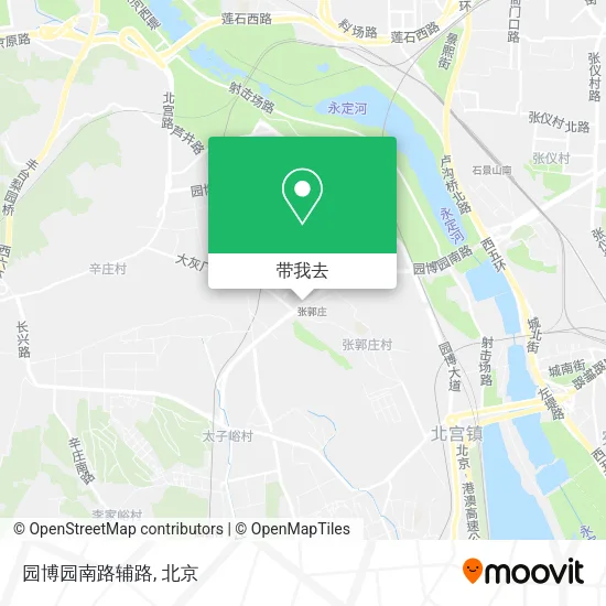 园博园南路辅路地图