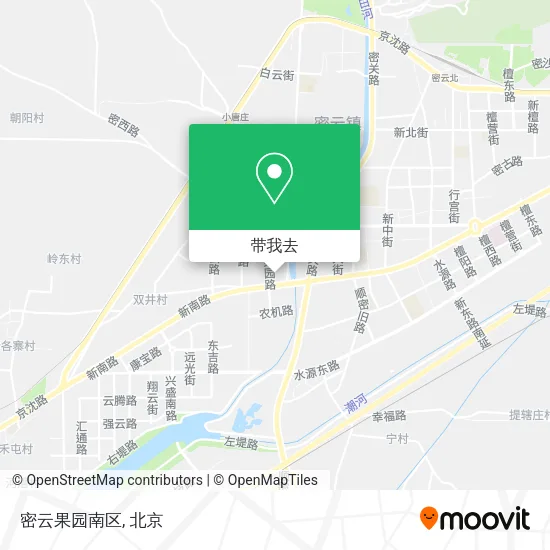 密云果园南区地图
