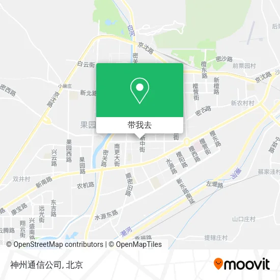 神州通信公司地图