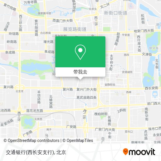交通银行(西长安支行)地图