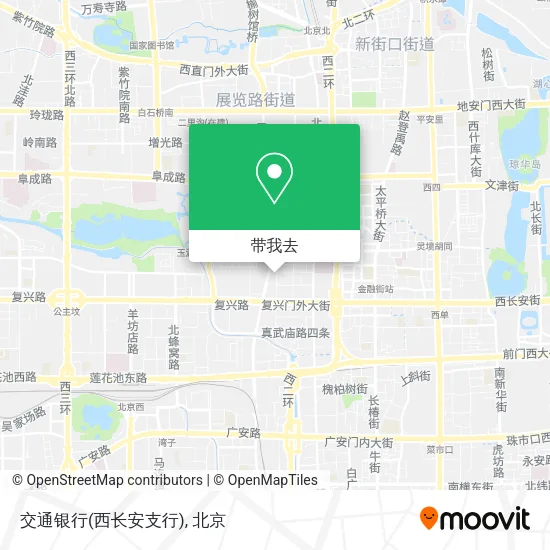 交通银行(西长安支行)地图