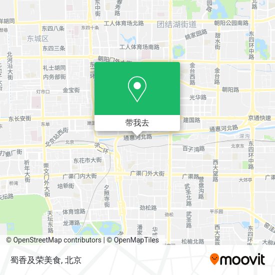 蜀香及荣美食地图