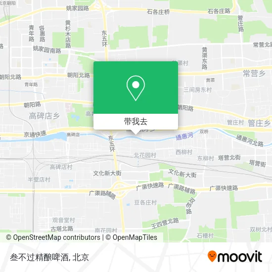叁不过精酿啤酒地图