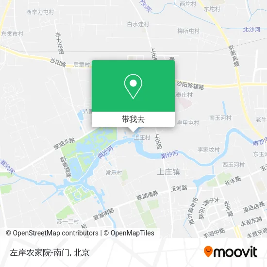 左岸农家院-南门地图