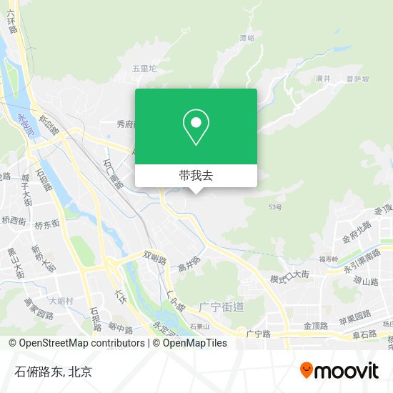 石俯路东地图