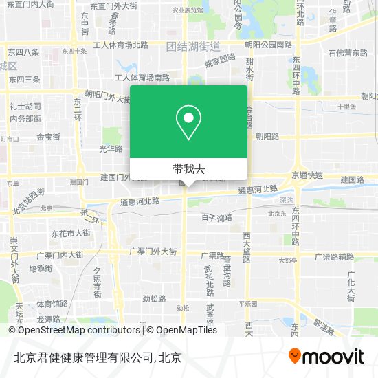 北京君健健康管理有限公司地图