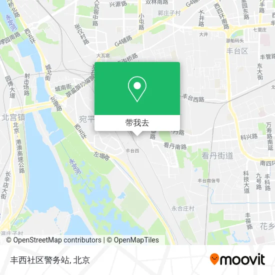 丰西社区警务站地图