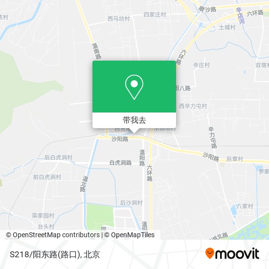 S218/阳东路(路口)地图