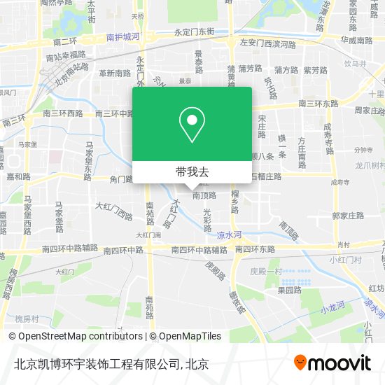 北京凯博环宇装饰工程有限公司地图