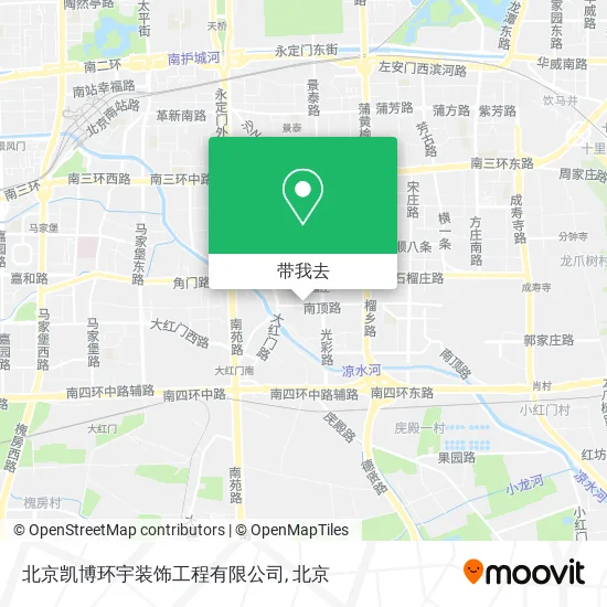 北京凯博环宇装饰工程有限公司地图