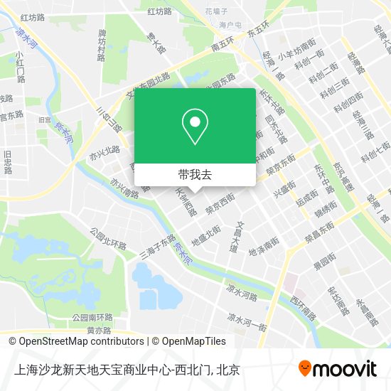 上海沙龙新天地天宝商业中心-西北门地图